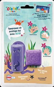 Cleany Stamp - Octo - avec savon