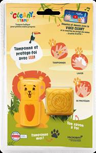 Cleany Stamp - Leo - avec savon