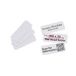 Étiquettes PVC Adhésives 18 x 45 mm, lot de 50 pièces