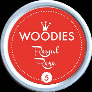 Tampon encreur Woodies Royal Rose